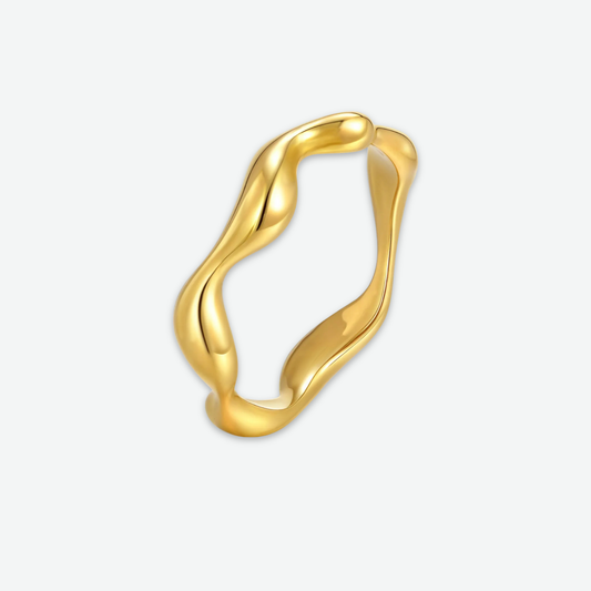 IRREGULAR WAVE RING