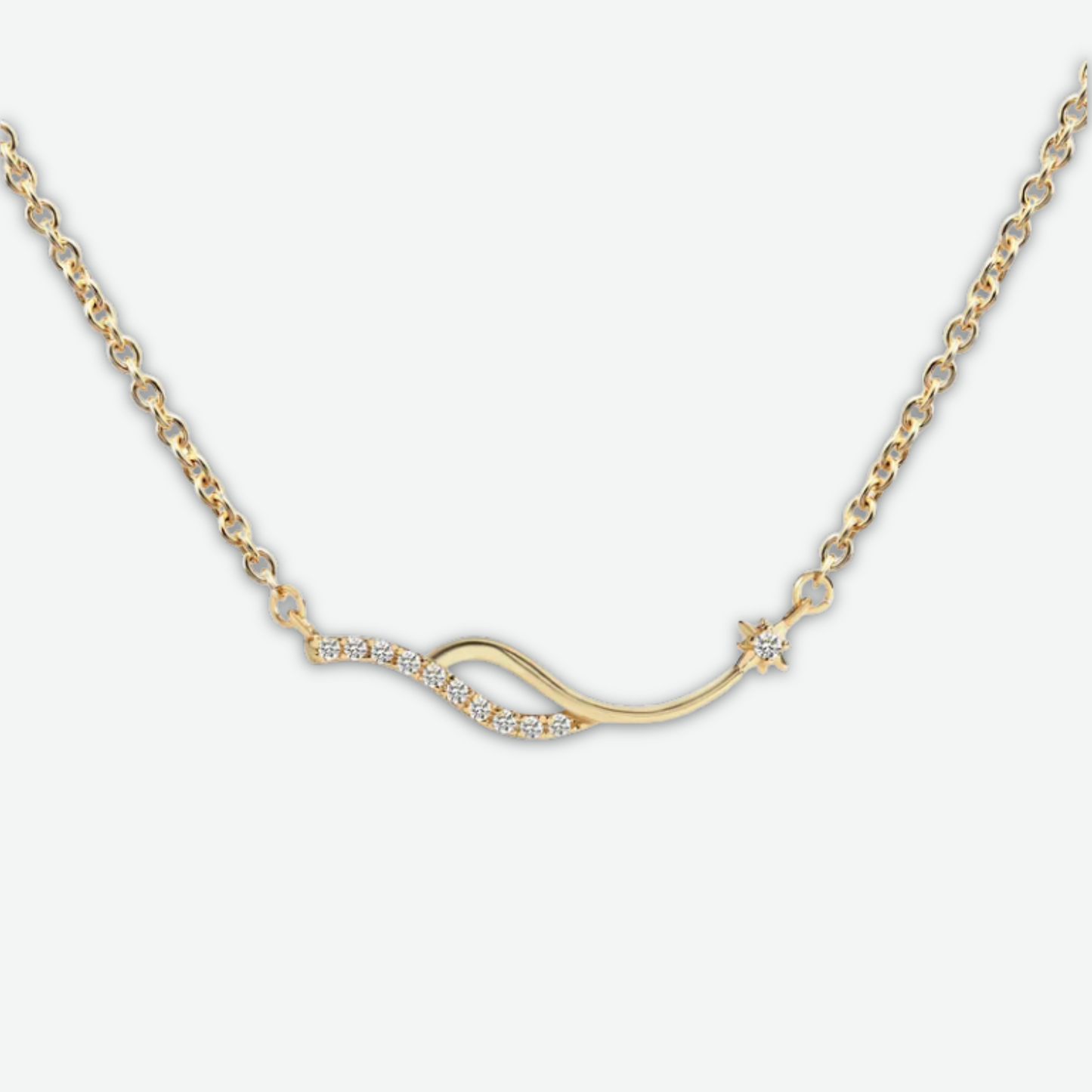 RUBY - INFINITY NECKLACE / 18K GOLD