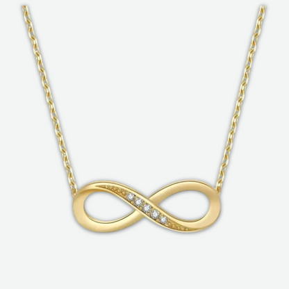 INFINITY - DIAMOND NECKLACE / 18K GOLD