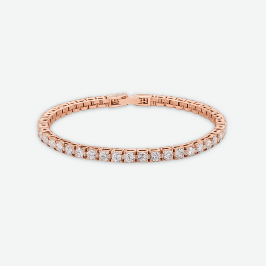HALO - TENNIS BRACELET / ROSE GOLD