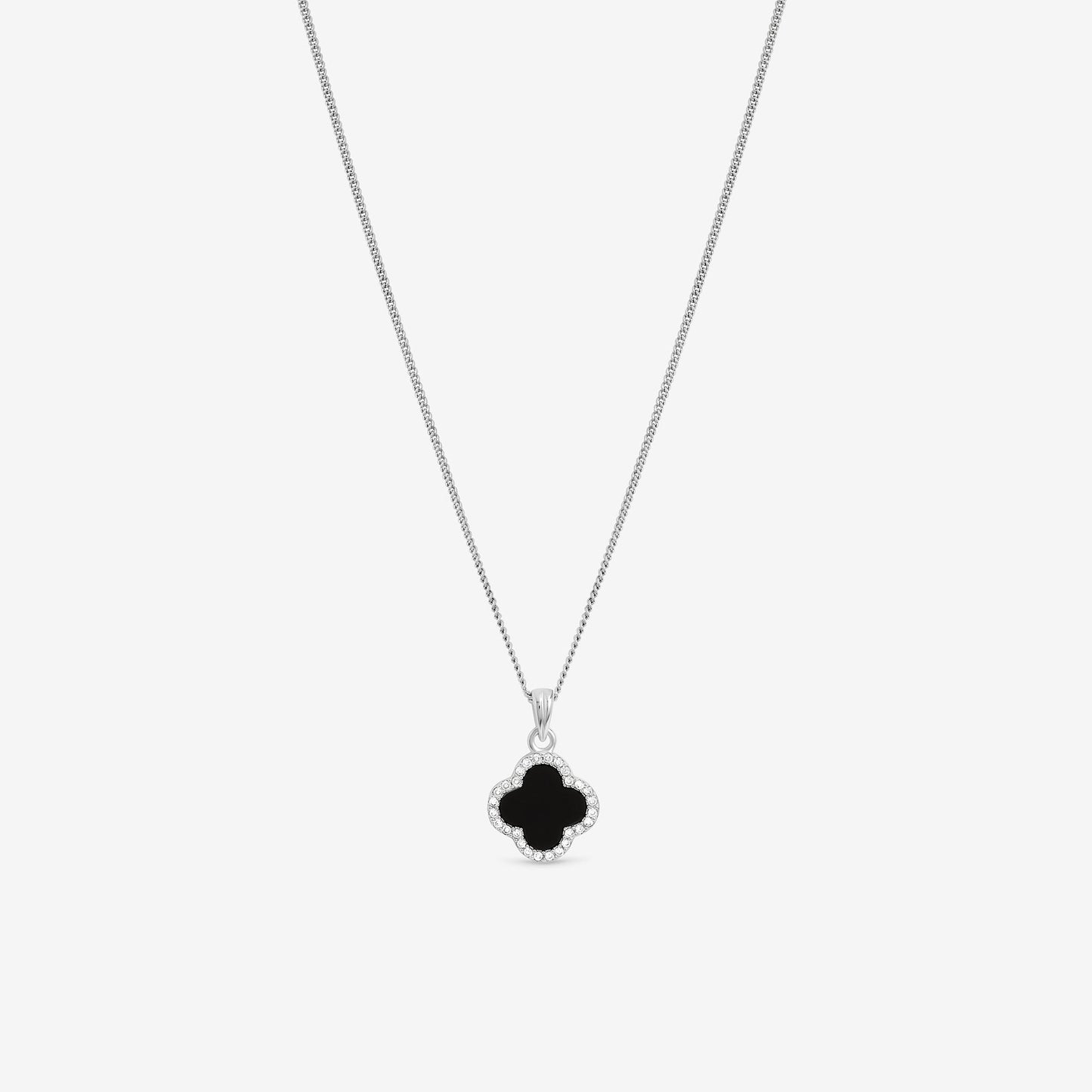 TRINITY - WHITE GOLD / DIAMOND BLACK NECKLACE