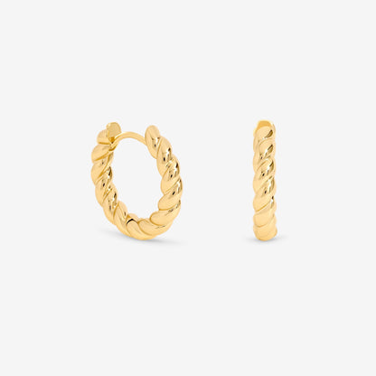 GOLD TWIST EARRINGS