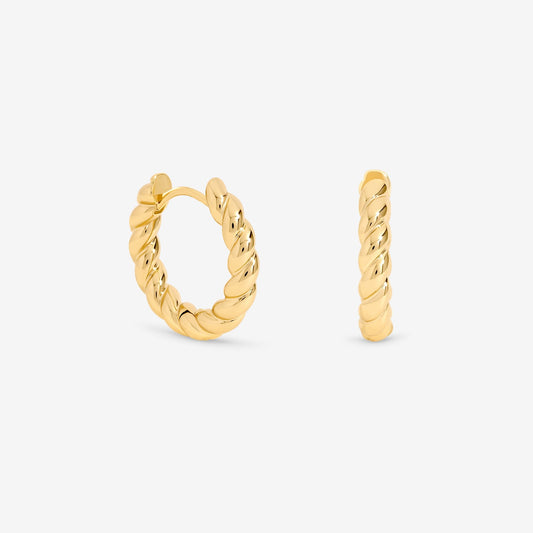 GOLD TWIST EARRINGS
