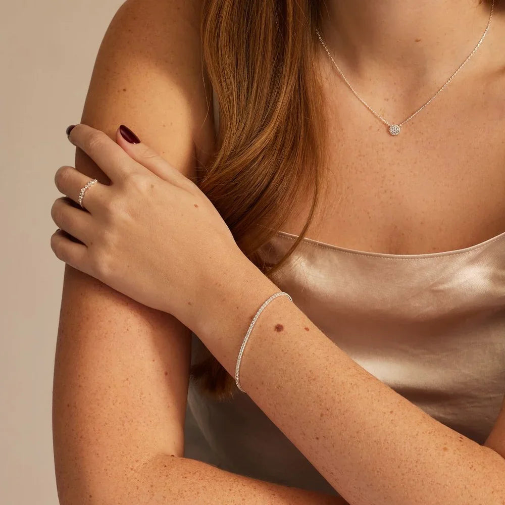 HALO XS - TENNIS BRACELET / SILVER