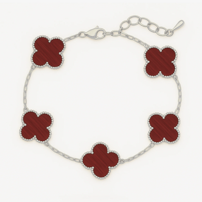 AMOUR - WHITE GOLD / RED