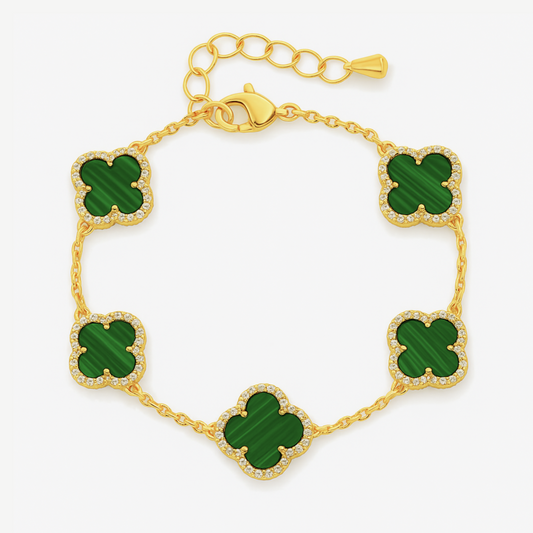 TRINITY - DIAMOND GREEN BRACELET